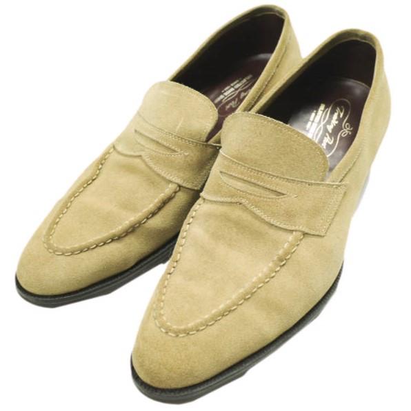 Trading Post トレーディングポスト スエードペニーローファー US8(26cm) ベージュ コイン シューズ g23952 | 