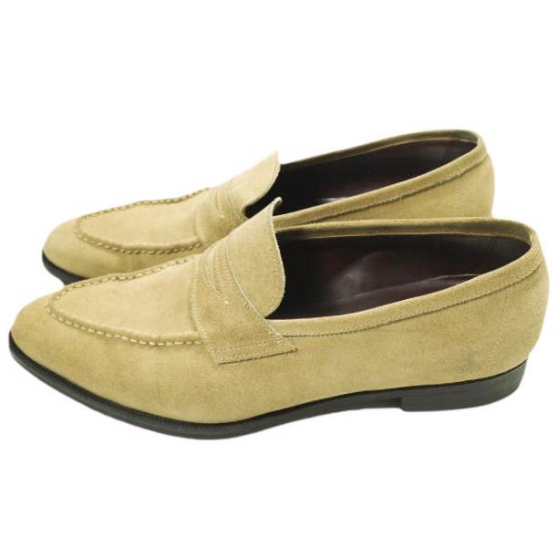 Trading Post トレーディングポスト スエードペニーローファー US8(26cm) ベージュ コイン シューズ g23952 |  | 01