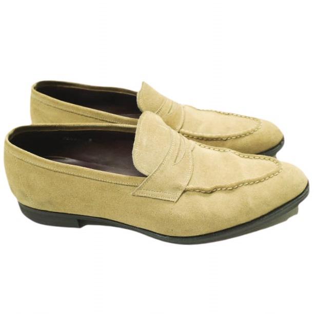 Trading Post トレーディングポスト スエードペニーローファー US8(26cm) ベージュ コイン シューズ g23952 |  | 02