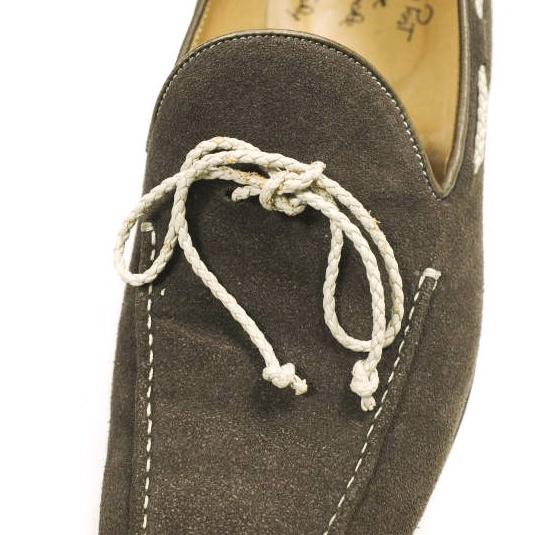 ALMAS x Trading Post アルマス トレーディングポスト 別注 スクエアポインテッドトゥ スエードローファー 1252 41(26cm) Brown シューズ |  | 05