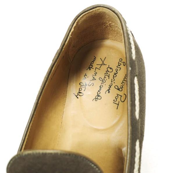 ALMAS x Trading Post アルマス トレーディングポスト 別注 スクエアポインテッドトゥ スエードローファー 1252 41(26cm) Brown シューズ |  | 06