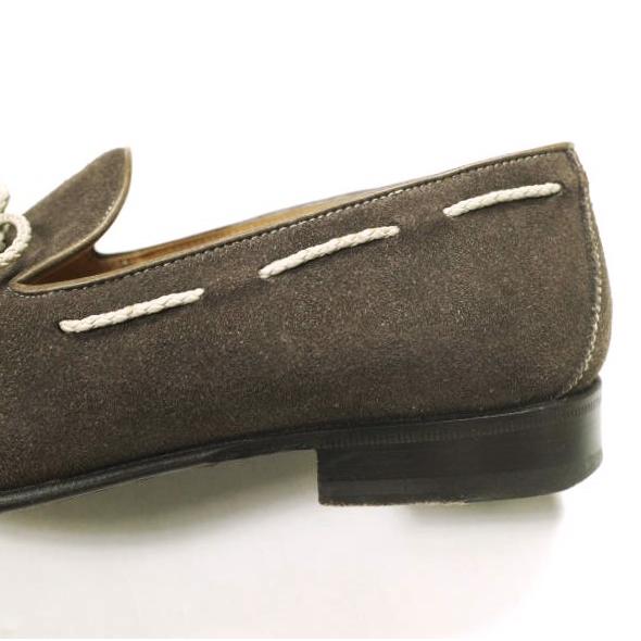 ALMAS x Trading Post アルマス トレーディングポスト 別注 スクエアポインテッドトゥ スエードローファー 1252 41(26cm) Brown シューズ |  | 07