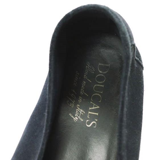 DOUCAL'S デュカルス イタリア製 スエードペニーローファー 42(27cm) ネイビー コイン シューズ g23955 |  | 06