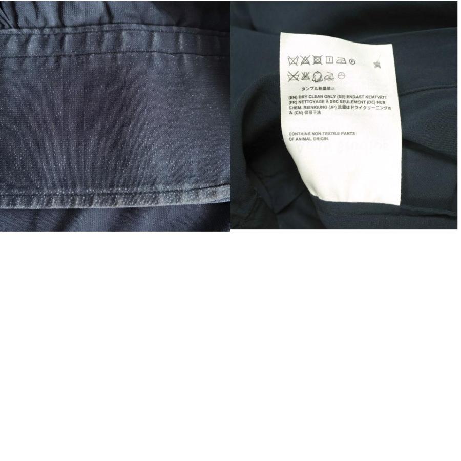 Acne Studios アクネストゥディオズ SILVIO TECH SHIRT 比翼フロント レーヨンシャツ 44 Dark Navy 長袖 トップス g23956 |  | 09