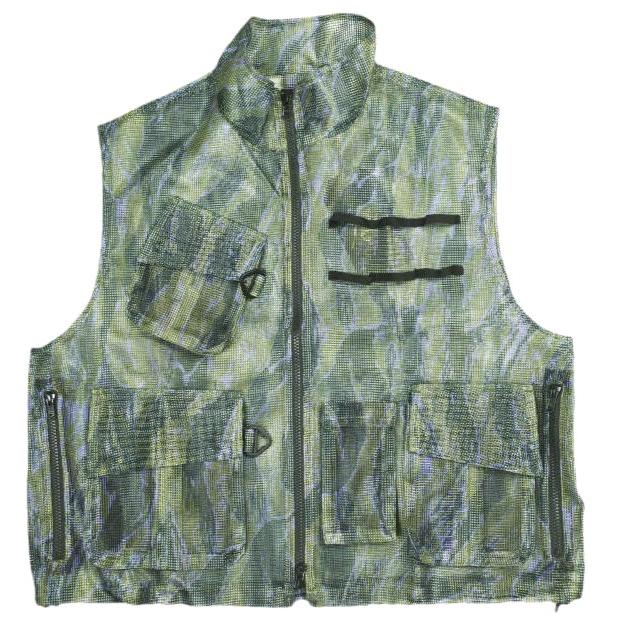 新品 Needles x PURPLE THINGS ニードルス パープルシングス 23SS 別注 BDU Vest - Heavyweight Mesh / Tiger メッシュベスト MR400 M Camo | 