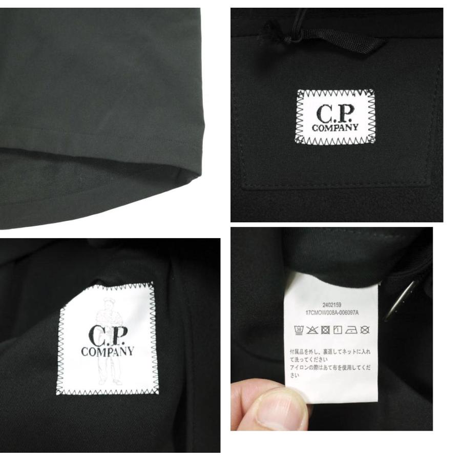 C.P.Company シーピーカンパニー 24AW C.P. Shell-R Hooded Parka Jacket ボンディング加工ソフトシェルモッズコート XL BLK 定価115,500円 |  | 09
