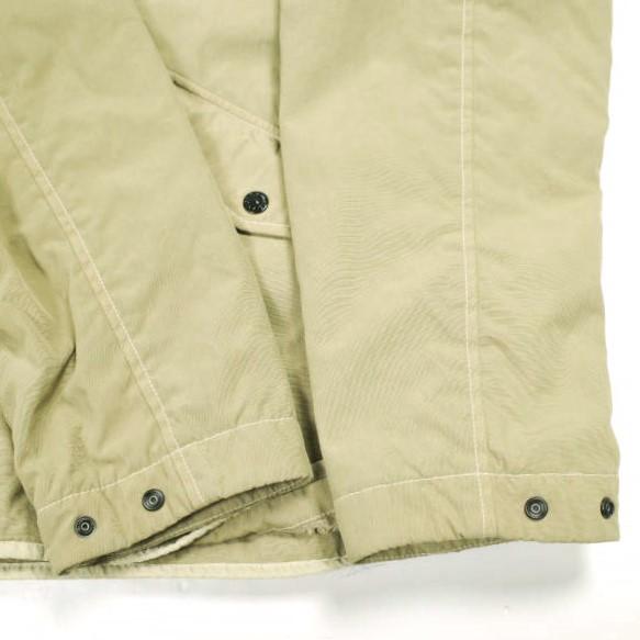 STONE ISLAND ストーンアイランド 24AW NYLON PANAMA WITH NEW SILK LIGHT GARMENT DYED ボアフーデッドジャケット 8115Q0819 XL Biscuit |  | 08