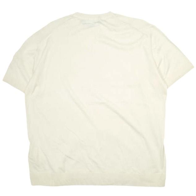 MONCLER モンクレール 25SS スリーブアイコン ハイゲージ シルクコットンショートスリーブ ニット K10919C00011 M6329 L CREAM セーター |  | 01