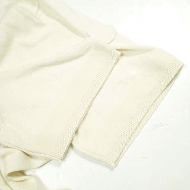 MONCLER モンクレール 25SS スリーブアイコン ハイゲージ シルクコットンショートスリーブ ニット K10919C00011 M6329 L CREAM セーター |  | 05