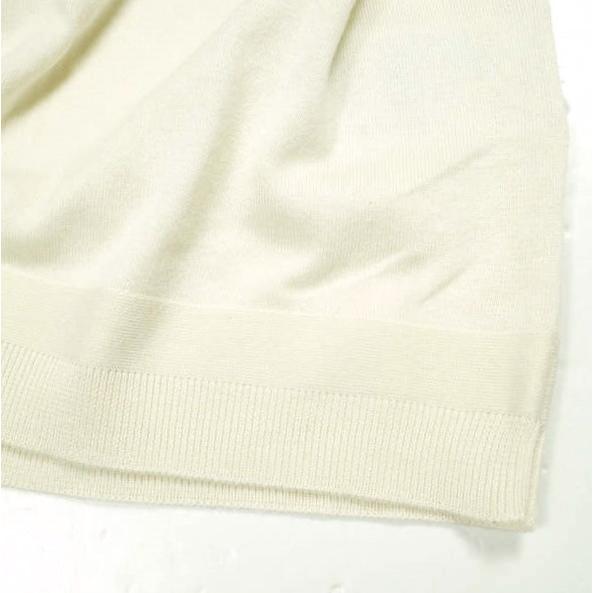 MONCLER モンクレール 25SS スリーブアイコン ハイゲージ シルクコットンショートスリーブ ニット K10919C00011 M6329 L CREAM セーター |  | 07