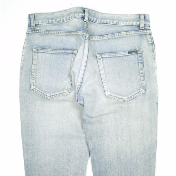 SAINT LAURENT サンローラン 日本製 D02 SKINNY-FIT JEANS ダメージ加工スキニーデニムパンツ 527389 YJ507 31 SANTA MONICA BLUE |  | 07