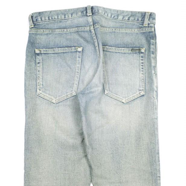 SAINT LAURENT サンローラン 日本製 D02 WHISKERED SKINNY JEANS ヴィンテージ加工スキニーデニムパンツ 527389 YB477 30 Indigo ジーンズ |  | 06