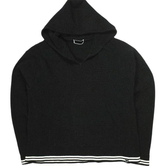 PHINGERIN フィンガリン 25SS CORDY KNIT MEXPARKA コーディーニットメキシカンパーカー PD-251-KN-021 L BLACK プルオーバー トップス | 