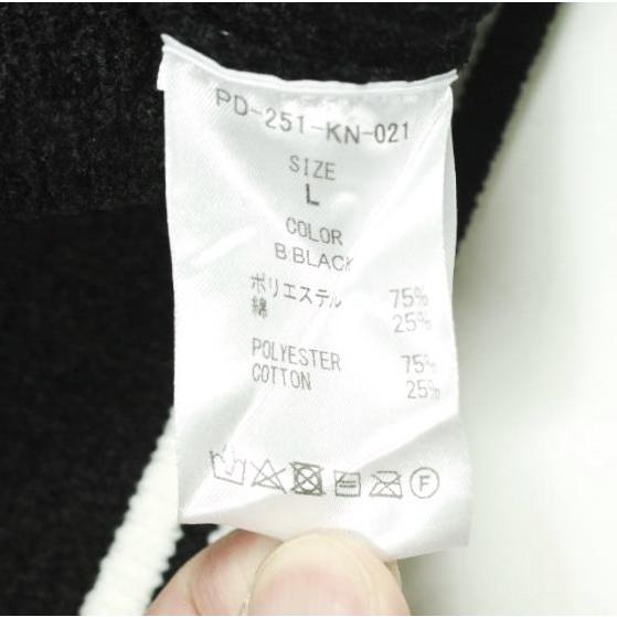 PHINGERIN フィンガリン 25SS CORDY KNIT MEXPARKA コーディーニットメキシカンパーカー PD-251-KN-021 L BLACK プルオーバー トップス |  | 06