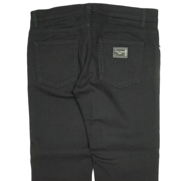 DOLCE＆GABBANA ドルチェアンドガッバーナ イタリア製 ロゴプレート付き ブラックスキニーデニムパンツ GY07LD / G8GW6 48 Black ジーンズ |  | 05