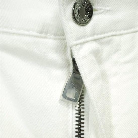 DOLCE＆GABBANA ドルチェアンドガッバーナ ロゴプレート付き ホワイトスリムデニムパンツ GY07CD / G8JR8 48 WHITE スキニー ジーンズ |  | 05