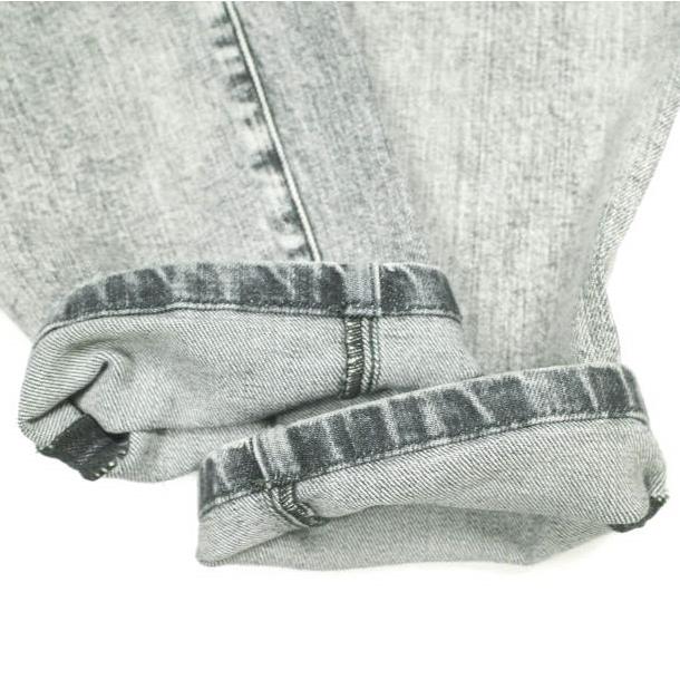 DOLCE＆GABBANA ドルチェアンドガッバーナ イタリア製 ロゴプレート付き スリムデニムパンツ 48 GRAY ローライズ スキニー ジーンズ |  | 08