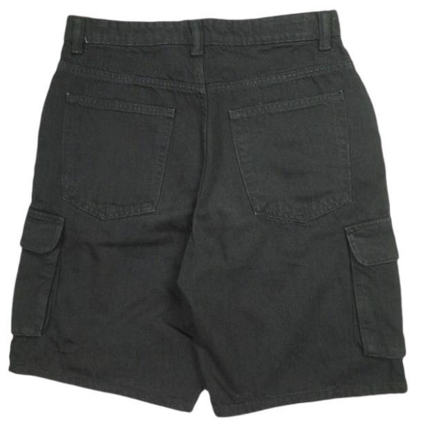 ZARA ザラ DENIM CARGO SHORT ブラックデニムカーゴショーツ 4806/418/406 40 BLACK ショートパンツ ボトムス g24026 |  | 01