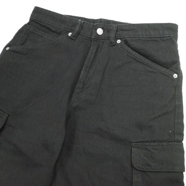 ZARA ザラ DENIM CARGO SHORT ブラックデニムカーゴショーツ 4806/418/406 40 BLACK ショートパンツ ボトムス g24026 |  | 03