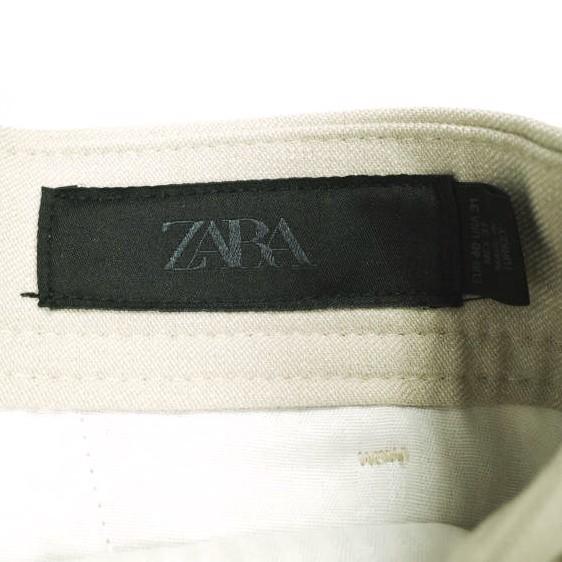 新品 ZARA ザラ THE MELANGE PANT スリムストレッチテーパードパンツ 6861/651/710 40 ベージュ ボトムス g24027 |  | 08