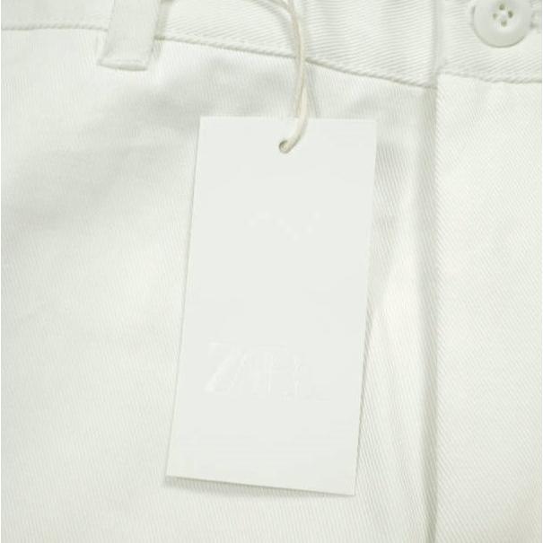 新品 ZARA ザラ BERMUDA RELAXED FIT バミューダペインターショーツ 1957/401/250 40 WHITE ショートパンツ ボトムス g24029 |  | 03