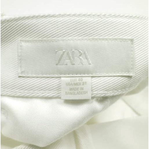 新品 ZARA ザラ BERMUDA RELAXED FIT バミューダペインターショーツ 1957/401/250 40 WHITE ショートパンツ ボトムス g24029 |  | 08