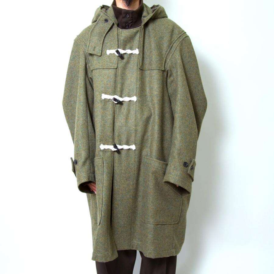 HED MAYNER ヘドメイナー 19AW DUFFLE COAT ダッフルコート S Olive