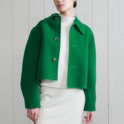 H BEAUTY＆YOUTH エイチ ビューティーアンドユース PILE MELTON CROPPED COAT パイルメルトンクロップドコート 1625-104-4899 S KELLY |  | 02