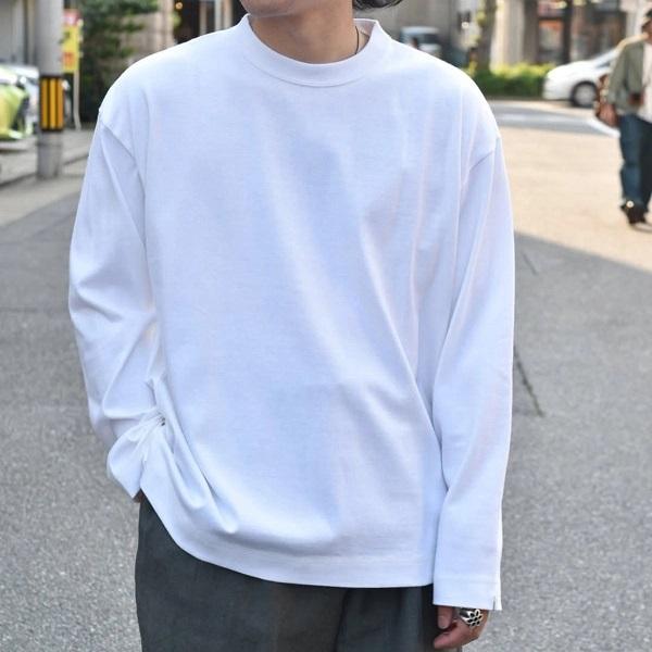 新品 N.HOOLYWOOD x LOOPWHEELER ミスターハリウッド 25SS LONG SLEEVE T-SHIRT 20/2吊り天竺 ロングスリーブTシャツ 20RCH-LW 40 WHITE |  | 02
