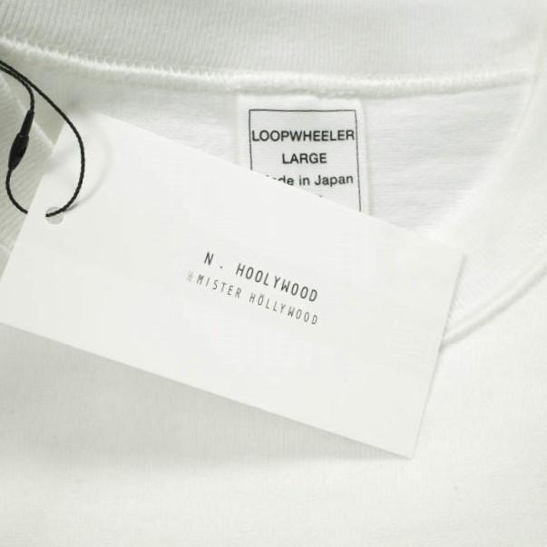 新品 N.HOOLYWOOD x LOOPWHEELER ミスターハリウッド 25SS LONG SLEEVE T-SHIRT 20/2吊り天竺 ロングスリーブTシャツ 20RCH-LW 40 WHITE |  | 03
