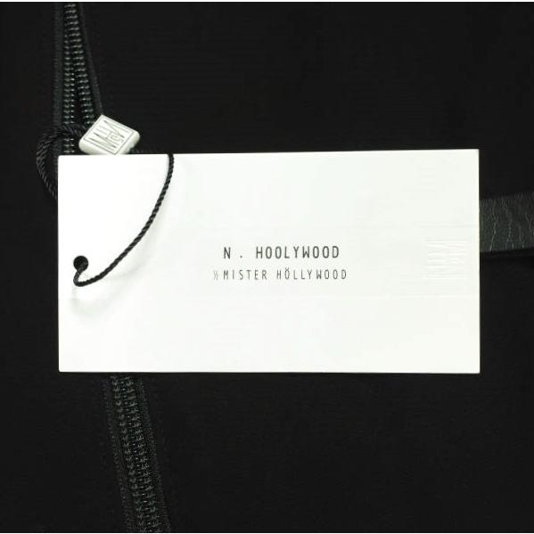 新品 N.HOOLYWOOD エヌハリウッド コンパイルライン 25SS ダブルクロス ドリズラージャケット 2251-BL01-095 peg 40 BLACK 定価59,400円 |  | 02