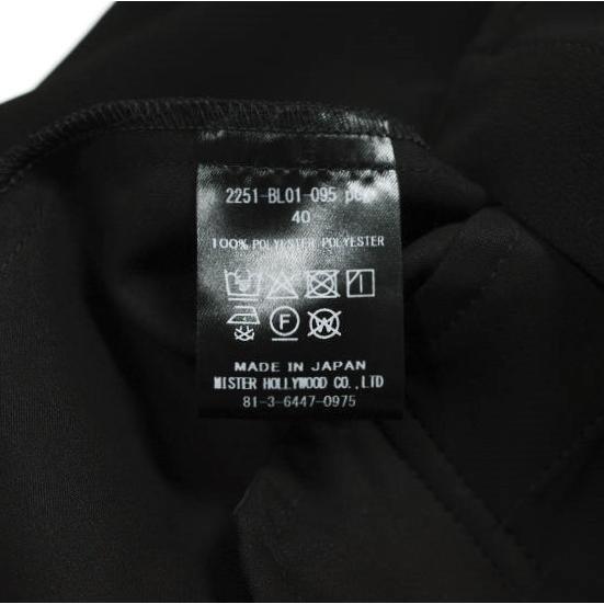 新品 N.HOOLYWOOD エヌハリウッド コンパイルライン 25SS ダブルクロス ドリズラージャケット 2251-BL01-095 peg 40 BLACK 定価59,400円 |  | 07