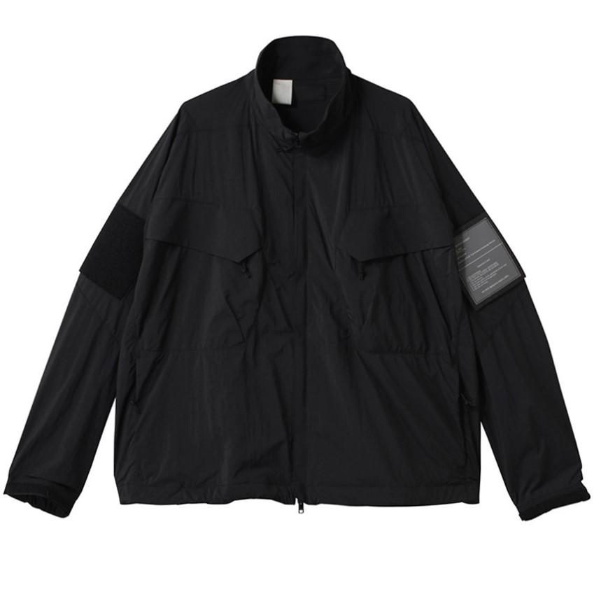 新品 N.HOOLYWOOD TPES エヌハリウッド 25SS 日本製 STAND COLLAR BLOUSON スタンドカラーブルゾン 9251-BL04-003 38 BLACK 定価74,800円 | 