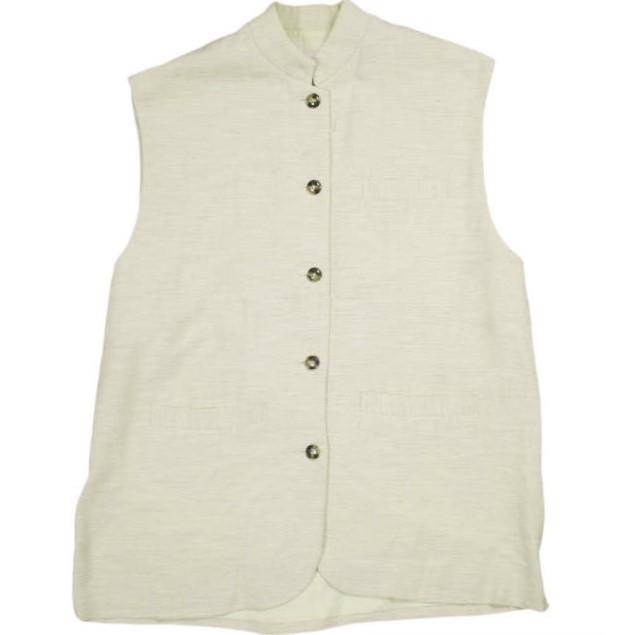 CLANE クラネ 20SS LINEN STAND BOX VEST リネンスタンドボックスベスト 18103-0391 Free Natural ジレ トップス g24083 | 