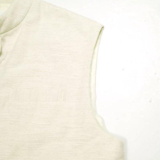 CLANE クラネ 20SS LINEN STAND BOX VEST リネンスタンドボックスベスト 18103-0391 Free Natural ジレ トップス g24083 |  | 05
