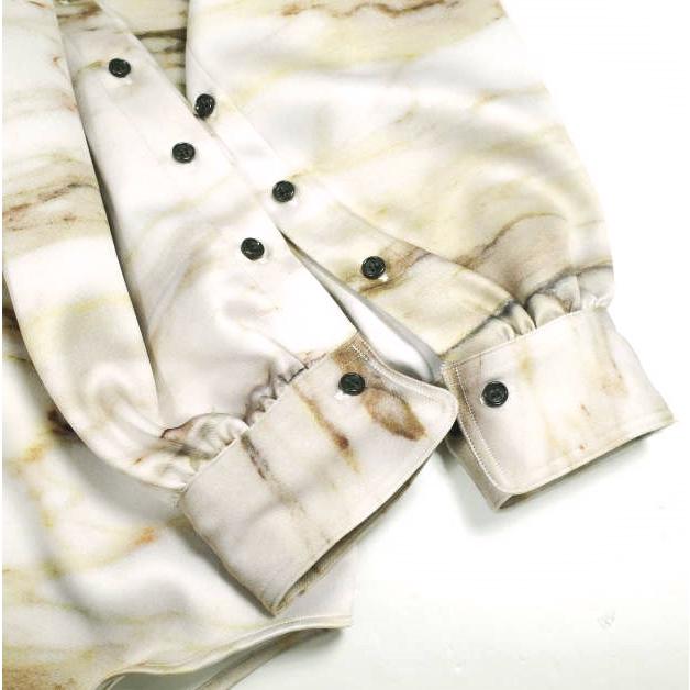 MIKAGE SHIN ミカゲシン 22AW 日本製 OPEN SLEEVE SHIRT グラフィックプリントオープンスリーブシャツ 22AW-0405 0 BEIGE 長袖 g24088 |  | 04