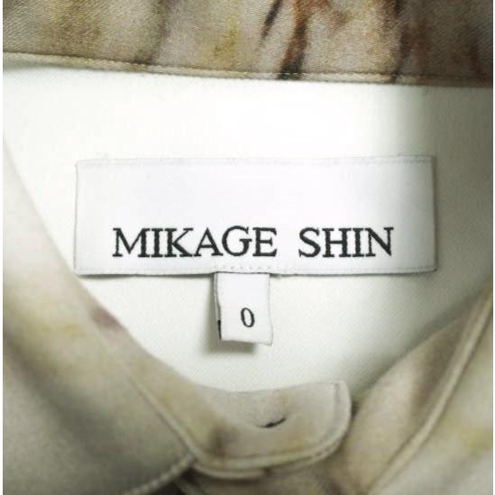 MIKAGE SHIN ミカゲシン 22AW 日本製 OPEN SLEEVE SHIRT グラフィックプリントオープンスリーブシャツ 22AW-0405 0 BEIGE 長袖 g24088 |  | 07