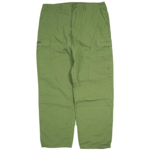 WASTED YOUTH ウェイステッドユース 日本製 Cargo Pants コットンナイロン カーゴパンツ L Olive Drab VERDY ボトムス g24098 | 