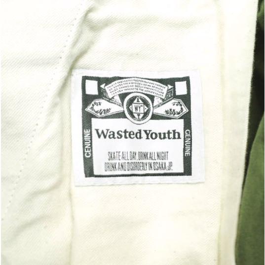 WASTED YOUTH ウェイステッドユース 日本製 Cargo Pants コットンナイロン カーゴパンツ L Olive Drab VERDY ボトムス g24098 |  | 02