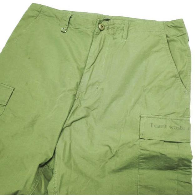 WASTED YOUTH ウェイステッドユース 日本製 Cargo Pants コットンナイロン カーゴパンツ L Olive Drab VERDY ボトムス g24098 |  | 03