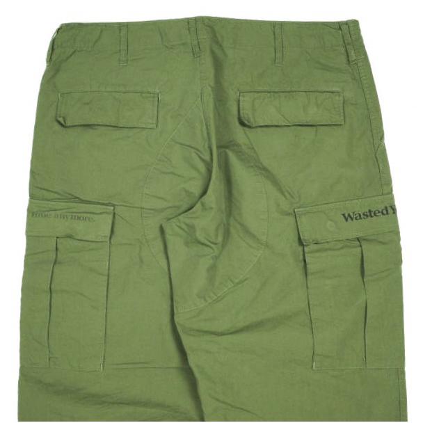 WASTED YOUTH ウェイステッドユース 日本製 Cargo Pants コットンナイロン カーゴパンツ L Olive Drab VERDY ボトムス g24098 |  | 06