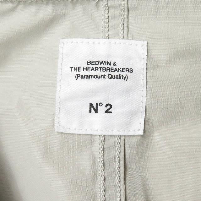 ベドウィン BEDWIN & THE HEARTBREAKERS 3B FLY FRONT CHESTER COAT「BYRNE」 メモリタフタ チェスターコート 16SB5384 2 グレー ショップコート アウター |  | 02