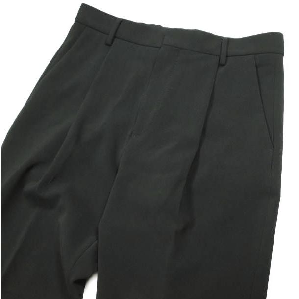 H BEAUTY＆YOUTH エイチ DOUBLE CLOTH 1P TAPERED PANTS ダブルクロス1プリーツテーパードパンツ 1214-177-7785 M BLACK スラックス |  | 04