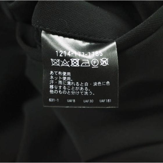 H BEAUTY＆YOUTH エイチ DOUBLE CLOTH 1P TAPERED PANTS ダブルクロス1プリーツテーパードパンツ 1214-177-7785 M BLACK スラックス |  | 08