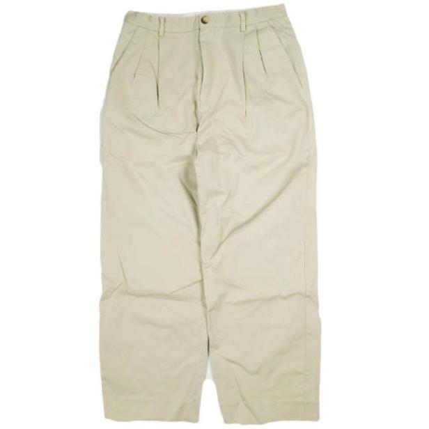 H BEAUTY＆YOUTH エイチ ビューティーアンドユース CHINO WIDE PANTS チノワイドパンツ 1214-177-7427 M BEIGE 2タック ボトムス g24128 | 