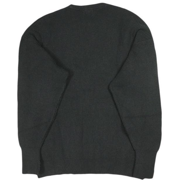 Steven Alan スティーブンアラン 23AW コットンカシミヤクルーネックニット LOOSE 8113-136-0392 M BLACK セーター プルオーバー トップス |  | 01