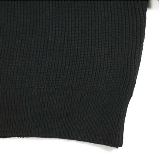 Steven Alan スティーブンアラン 23AW コットンカシミヤクルーネックニット LOOSE 8113-136-0392 M BLACK セーター プルオーバー トップス |  | 06