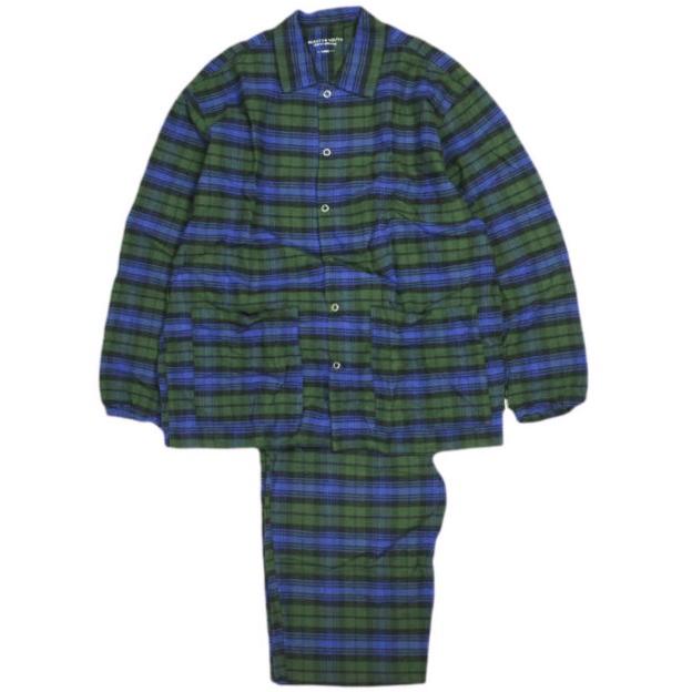 BEAUTY＆YOUTH UNITED ARROWS ビューティーアンドユース ネルチェック パジャマセット L Blackwatch セットアップ シャツ＆パンツ | 