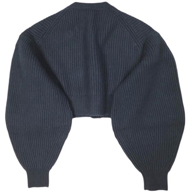 INSCRIRE アンスクリア 24AW Cropped cardigan ローゲージウールクロップドカーディガン I24AW-K11 Free NAVY ニット トップス g24132 |  | 01