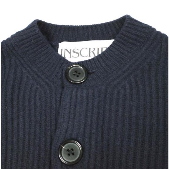 INSCRIRE アンスクリア 24AW Cropped cardigan ローゲージウールクロップドカーディガン I24AW-K11 Free NAVY ニット トップス g24132 |  | 04
